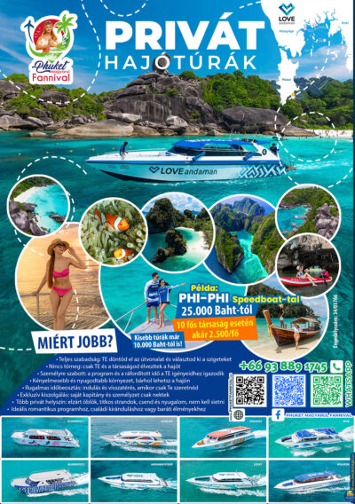 PRIVÁT HAJÓTÚRÁK – Speedboat