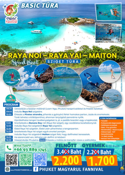 Raya Noi – Raya Yai – Maiton delfin lessel